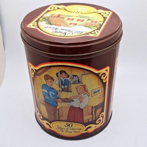 Vintage Nestlé toll House Morsels tin can collectible